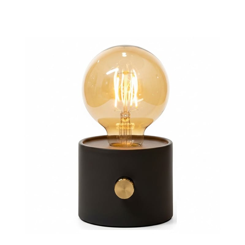 No cable battery bordslampa svart