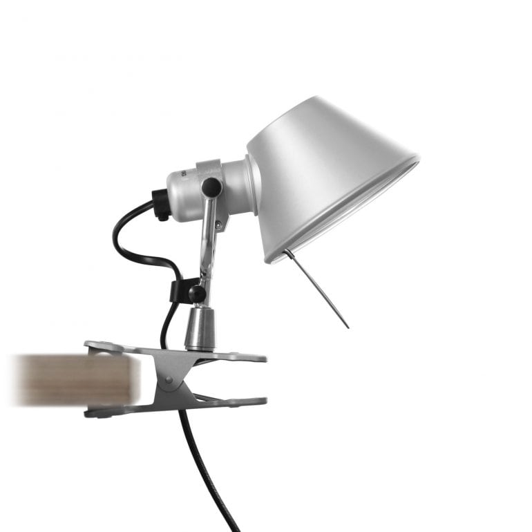 Tolomeo micro Pinza klämlampa aluminium