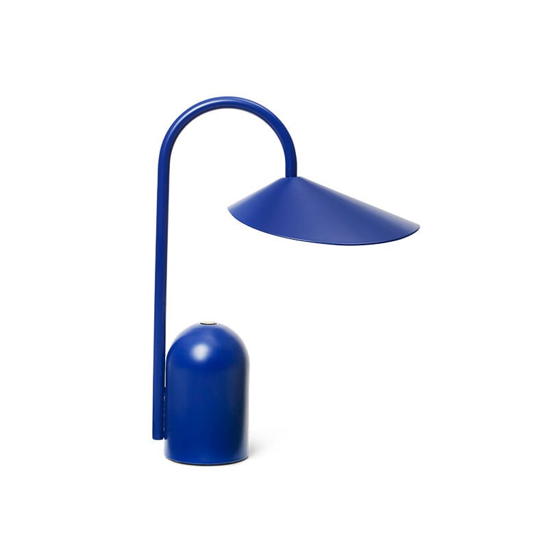 Arum portable bordslampa klarblå