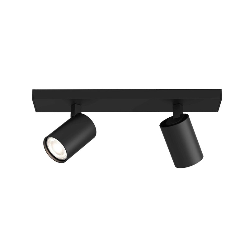 Ascoli twin surface spotlight matt svart