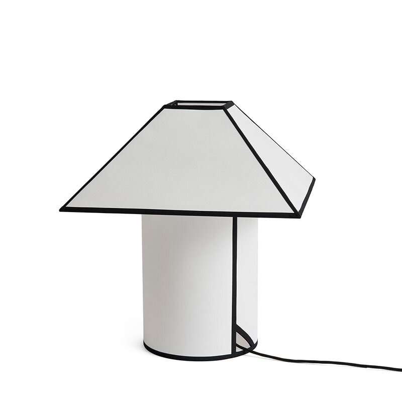 Ava Pyramid 450 bordslampa vit