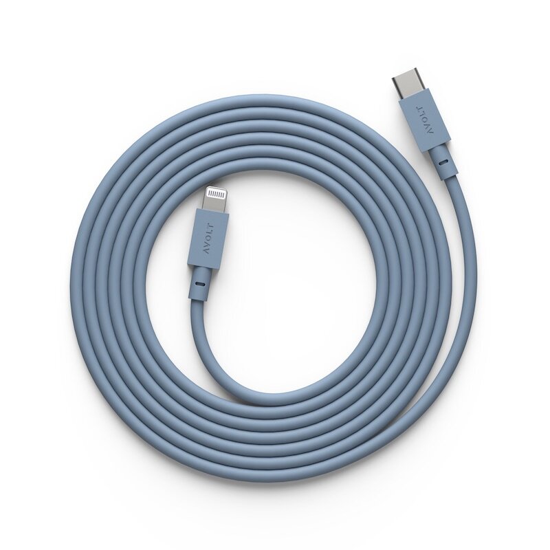 Cable 1 USB-C to Lightning Charging Cable 2m Shark Blue
