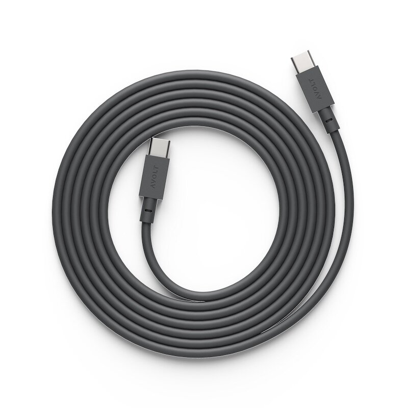 Cable 1 USB-C to USB-C Charging Cable  2m Stockholm Black