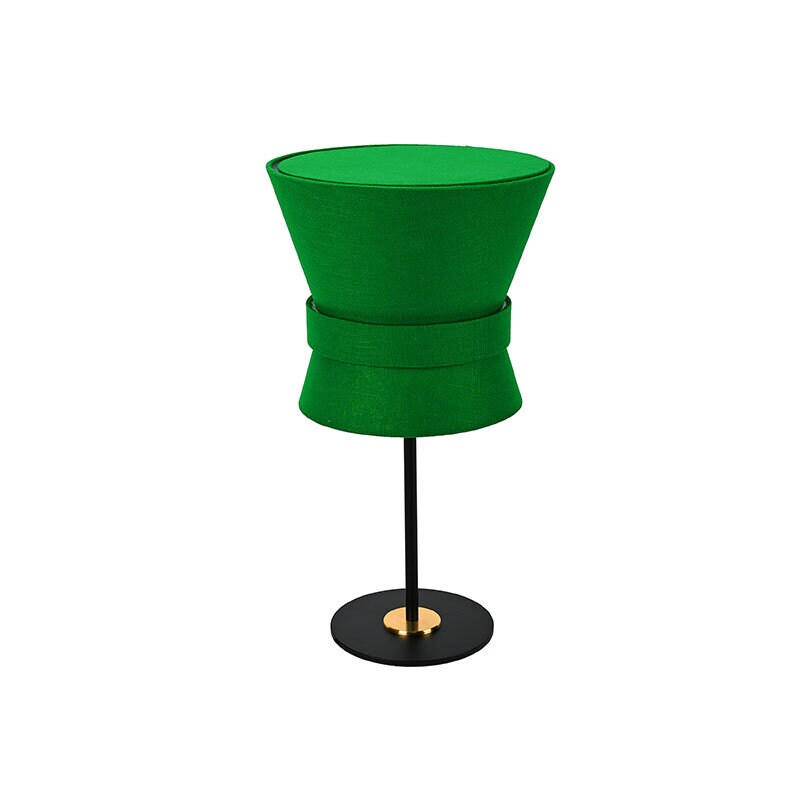 Bow bordslampa svart/emerald green