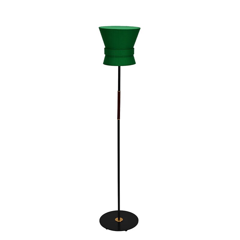 Bow liten golvlampa svart/emerald green