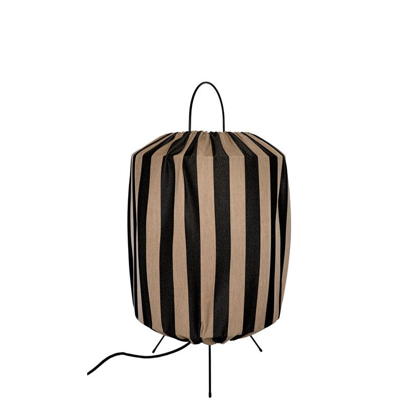 Capri golvlampa IP44 taupe/svart