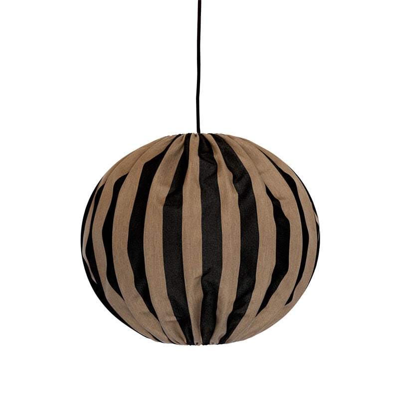 Capri Ø45 taklampa IP44  taupe/svart