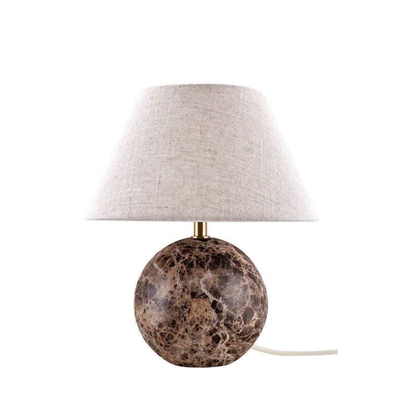 Castello 35 bordslampa brun marmor