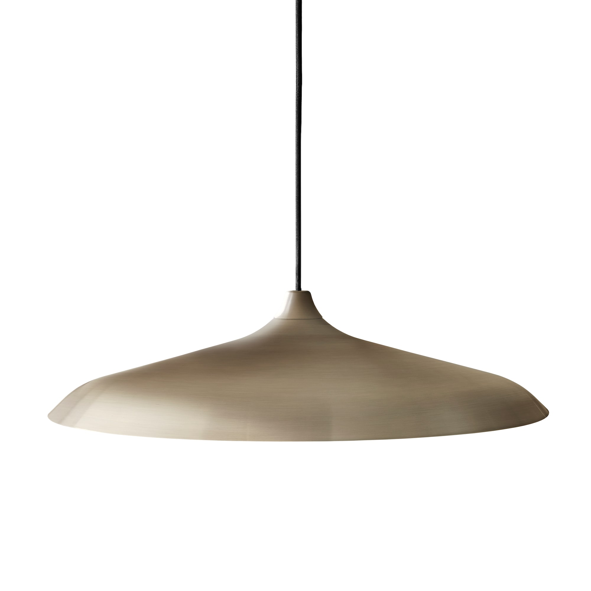 Circular taklampa borstad brons