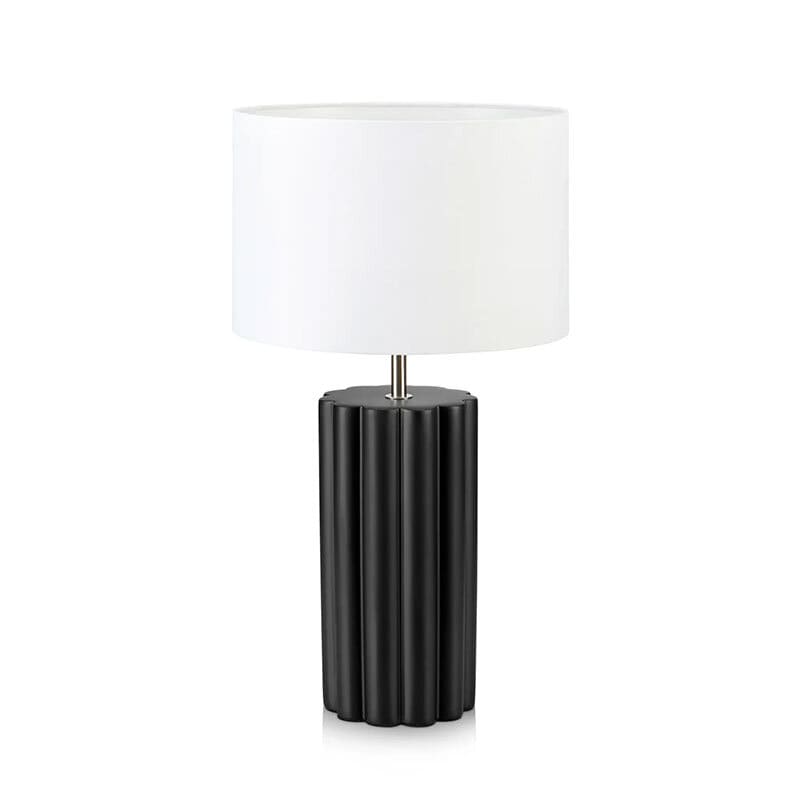 Column bordslampa svart/vit