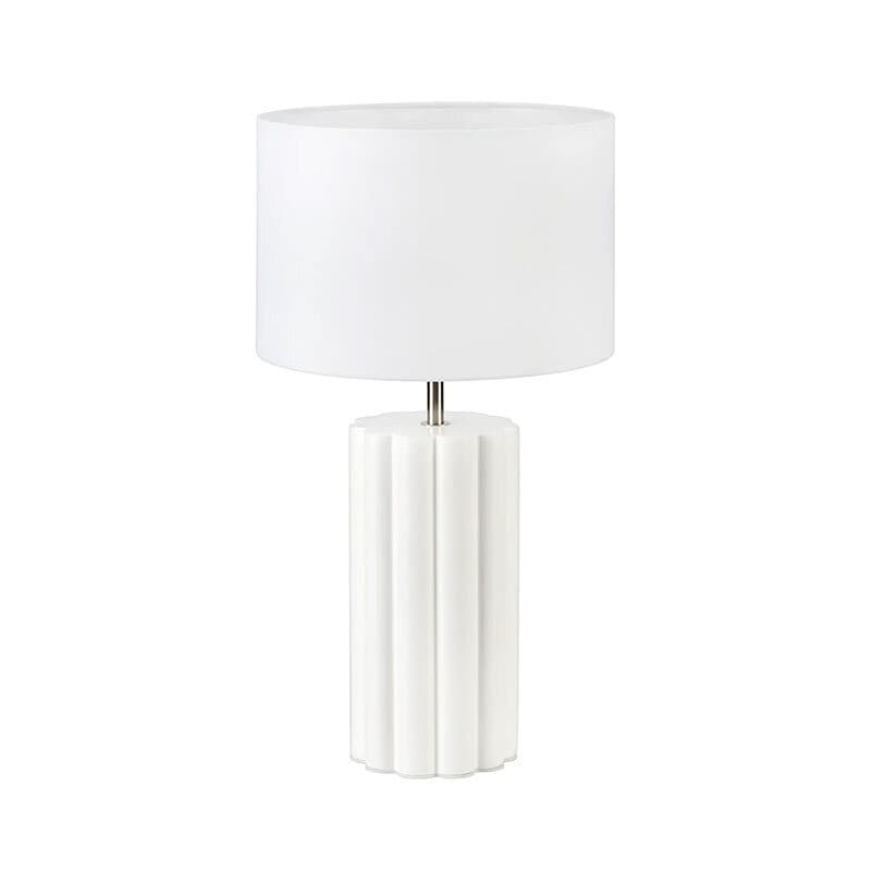 Column bordslampa vit/vit