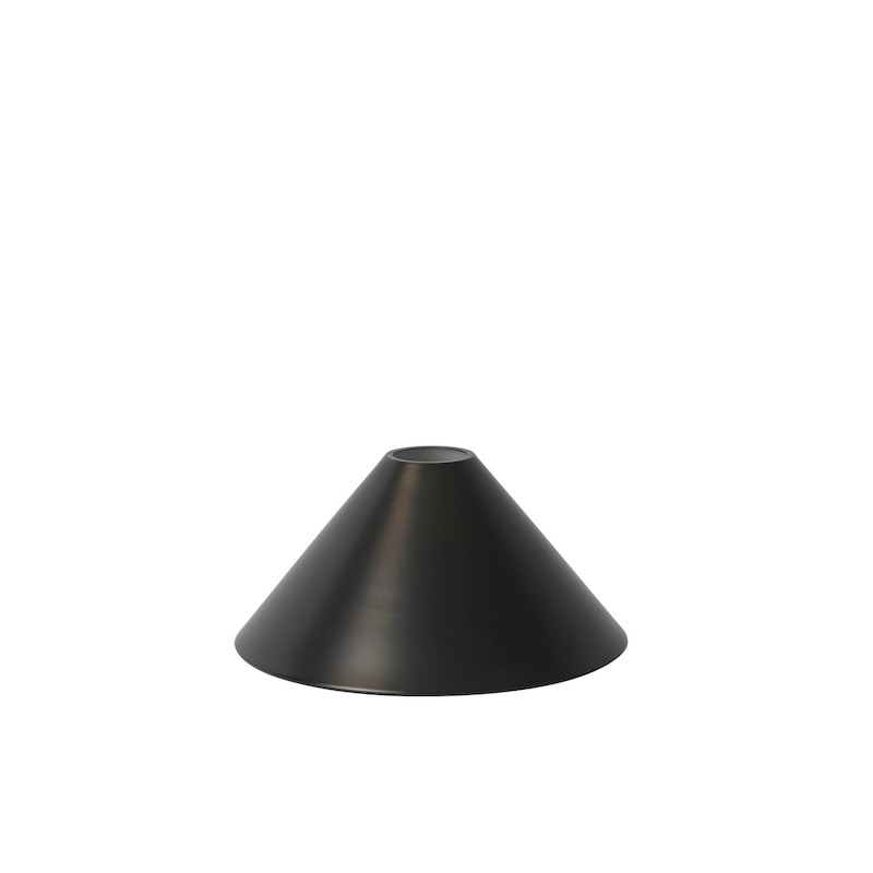 Collect Cone lampskärm svart mässing