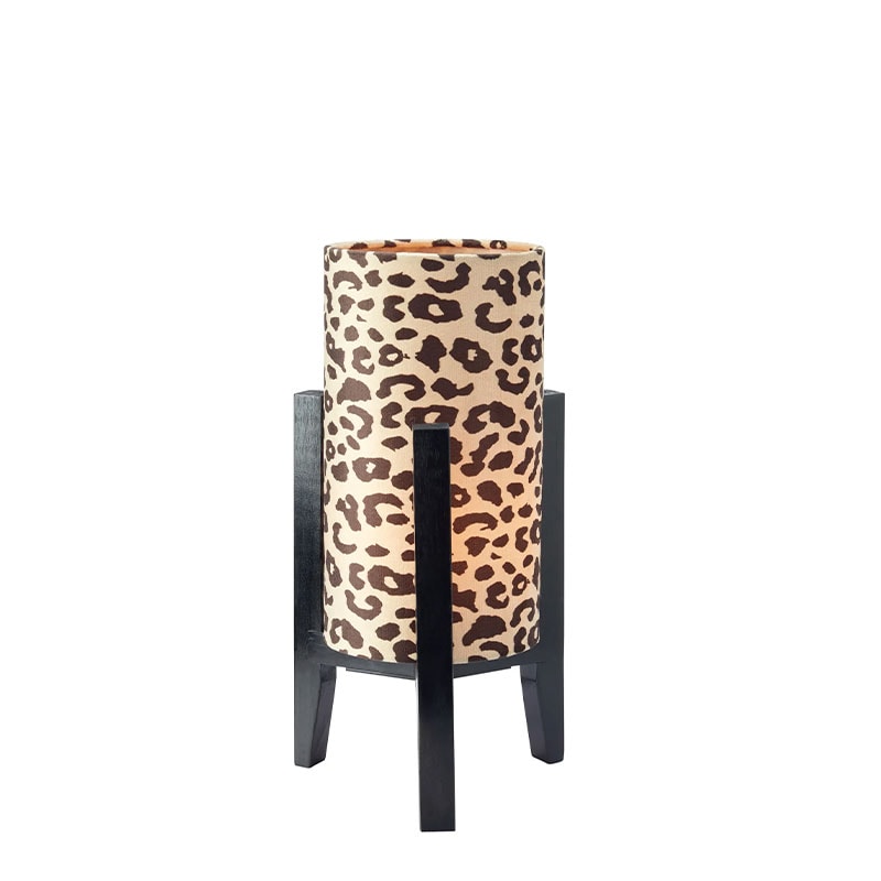 Eruca bordslampa leo svart/brun