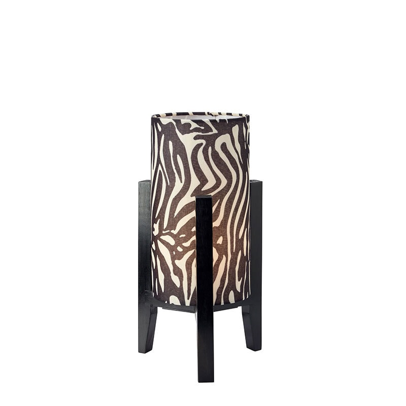 Eruca bordslampa zebra svart/vit
