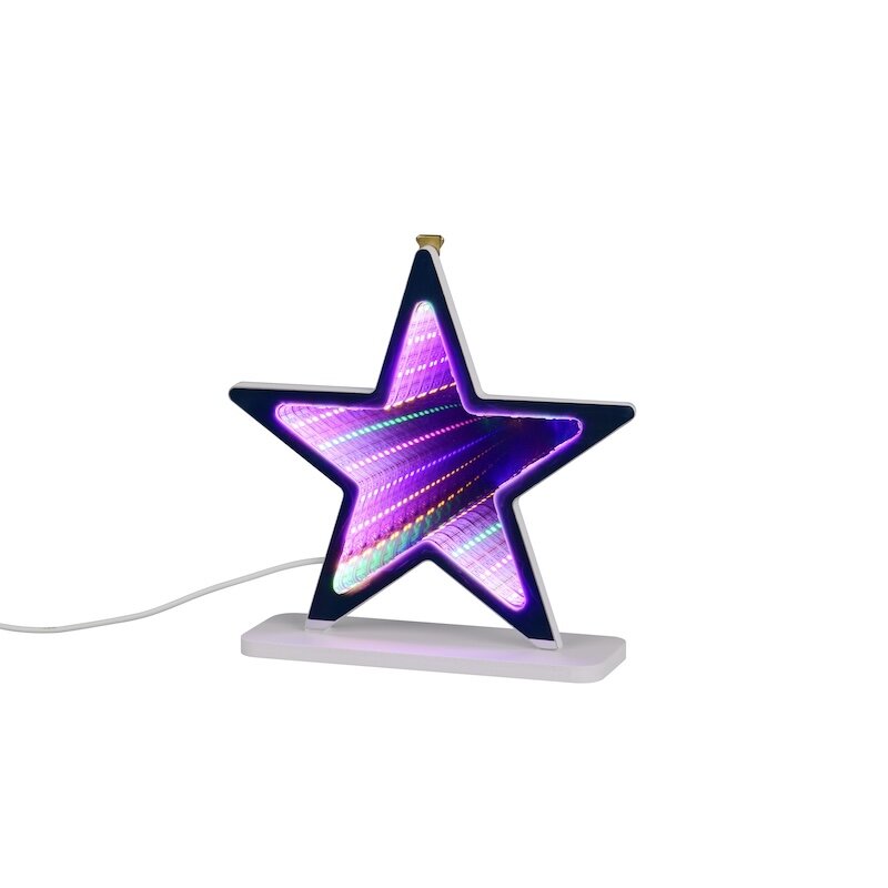 Etoile vägg-/bordslampa vit/lila/gul/blå/grön