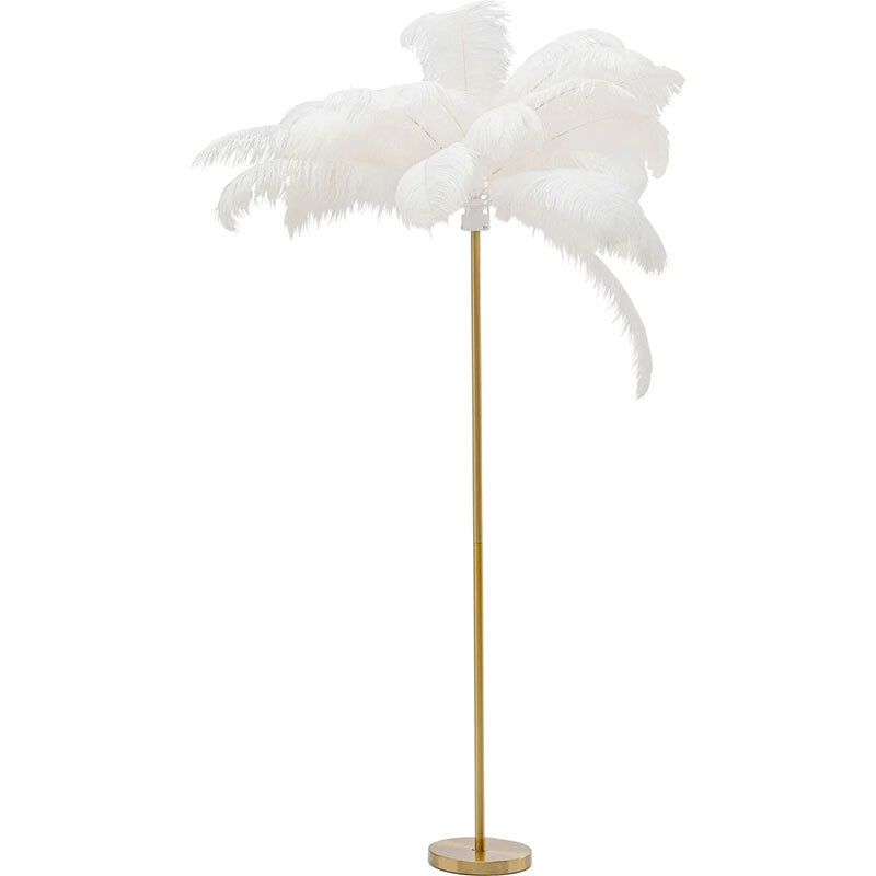 Feather Palm golvlampa vit