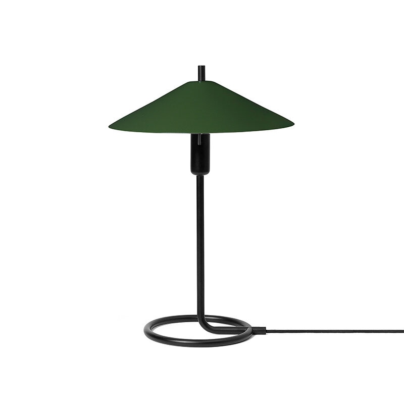 Filo bordslampa svart/mörk olivgrön