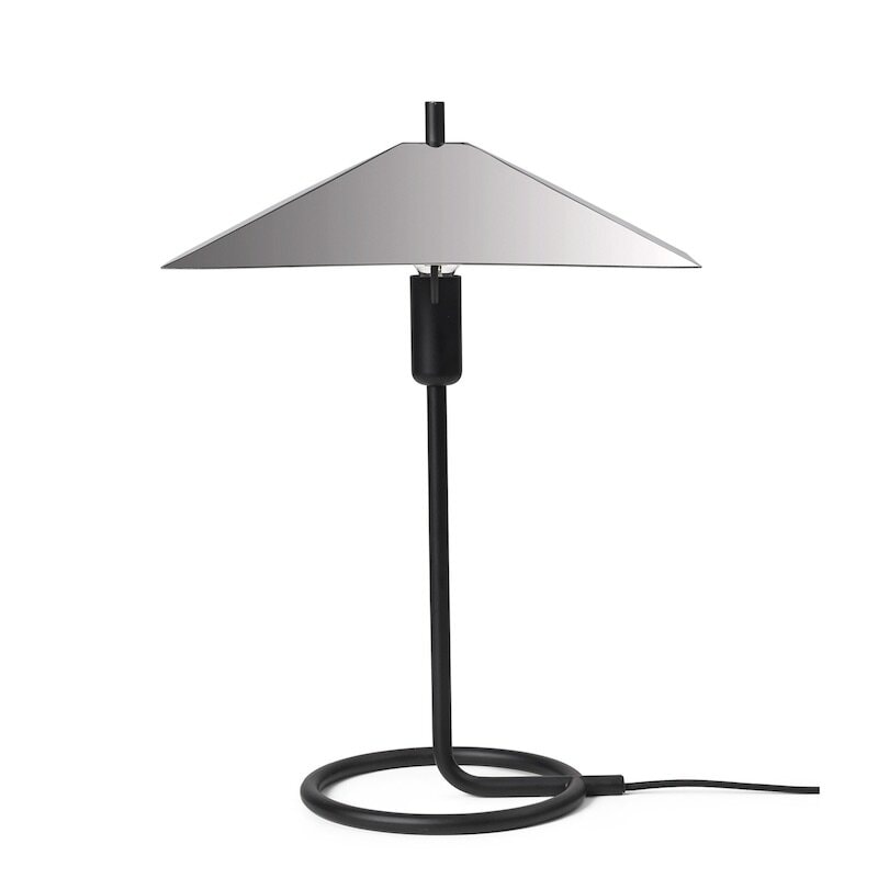 Filo Square bordslampa svart/spegel