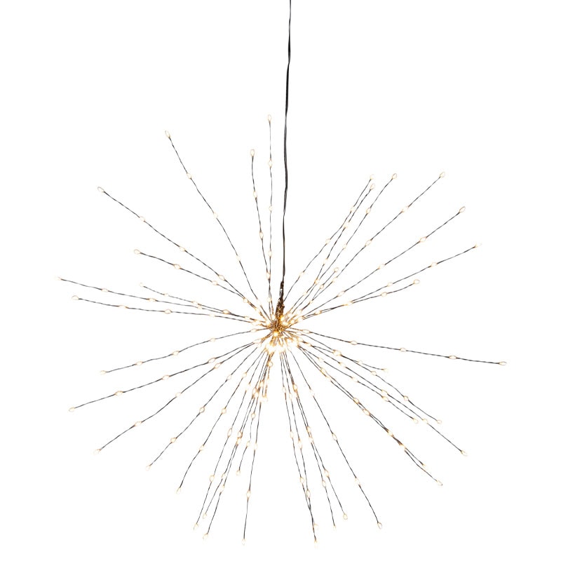 Firework Ø45 hängande dekoration varmvit
