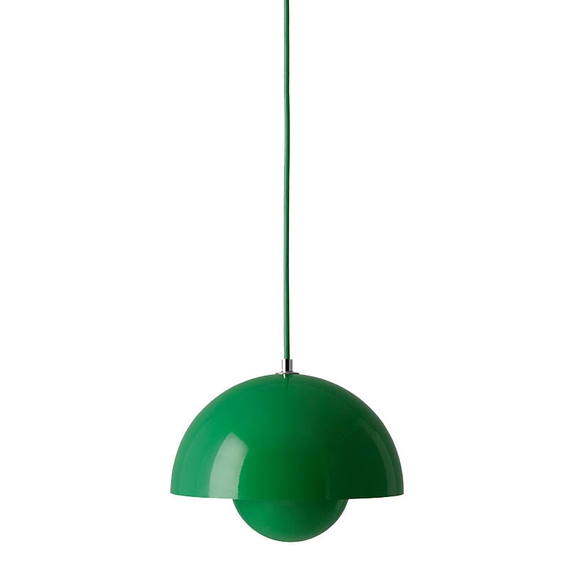 Flowerpot VP1 taklampa Signal Green