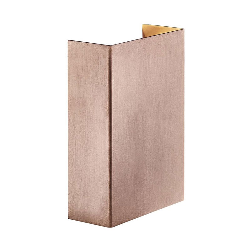 Fold 10 vägglampa koppar