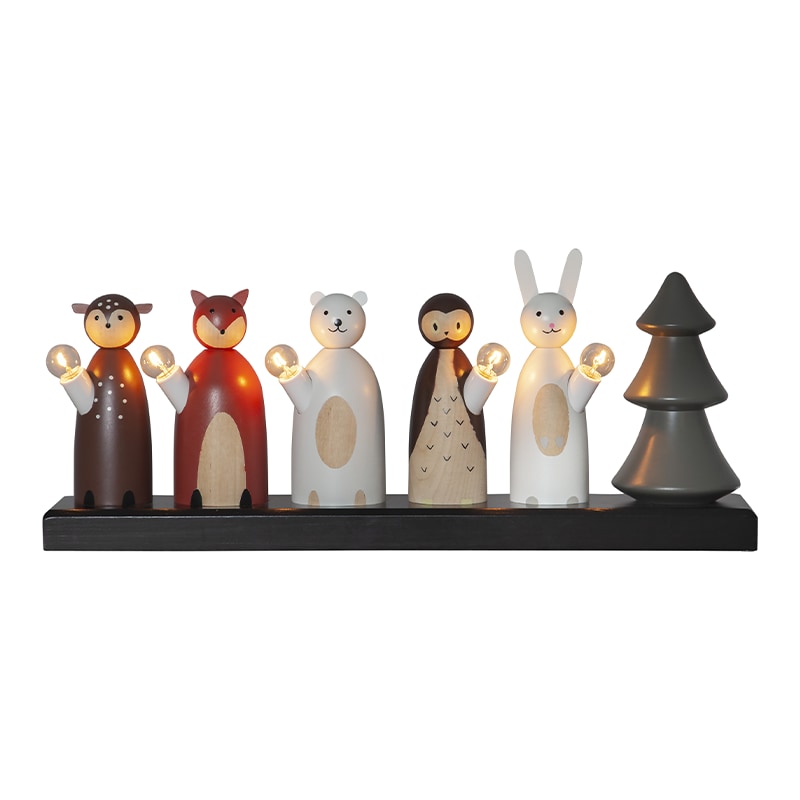 Forest friends ljusstake