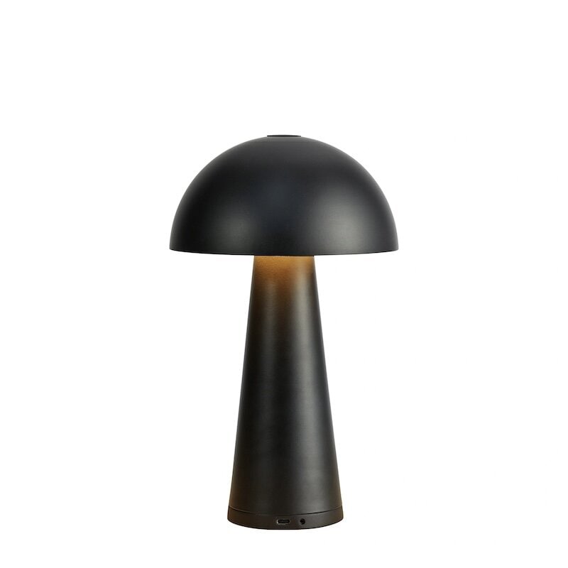 Fungi portabel bordslampa IP44 svart