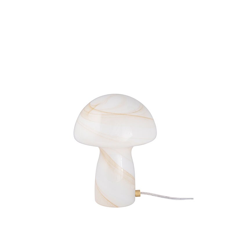 Fungo Swirl 16 bordslampa beige/vit