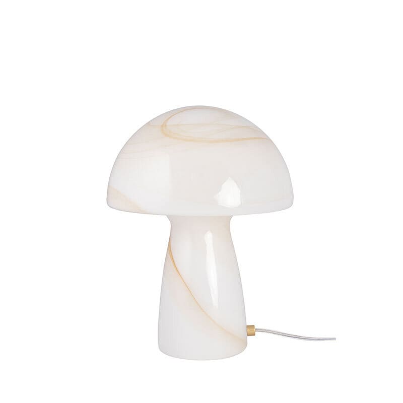 Fungo Swirl 22 bordslampa beige/vit