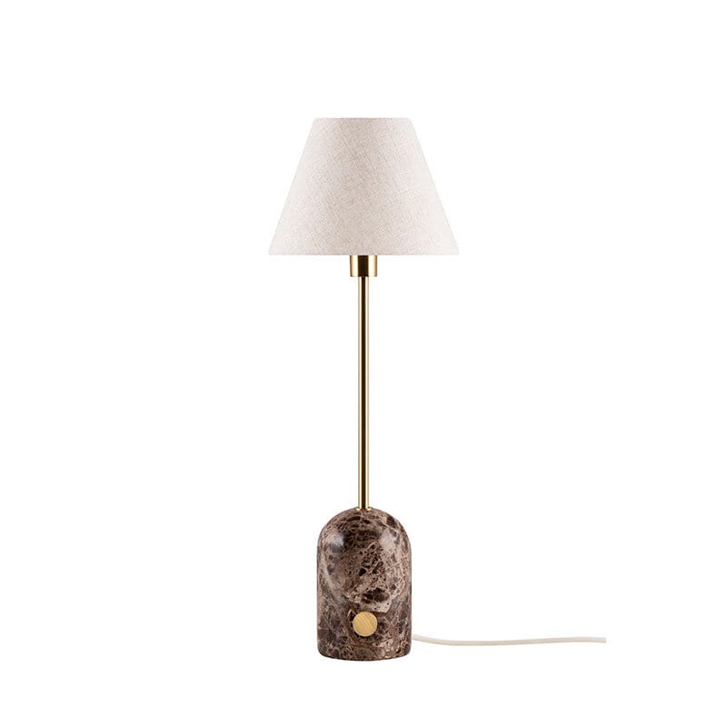 Gino 20 bordslampa brun/mässing