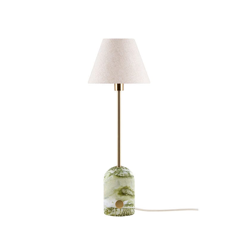 Gino 20 bordslampa ljusgrön marmor