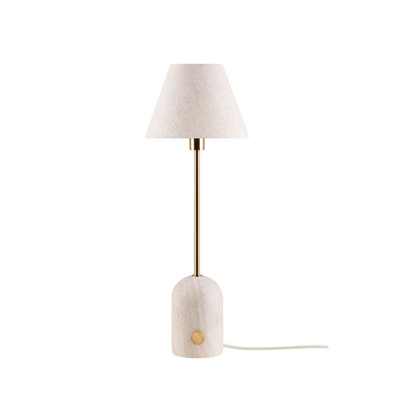 Gino 20 bordslampa beige/mässing