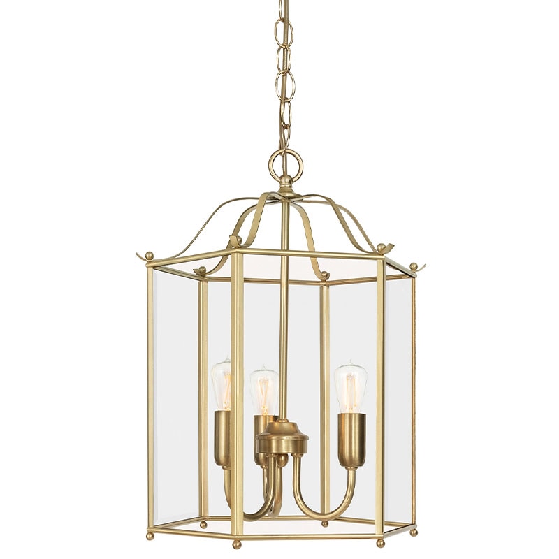 Glimminge M taklampa mässing