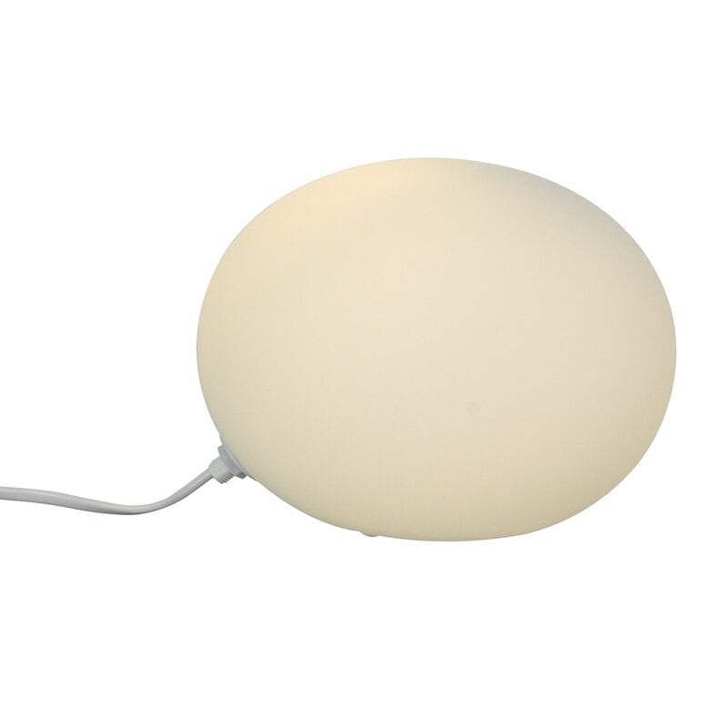 Globus 18 cm bordslampa vit