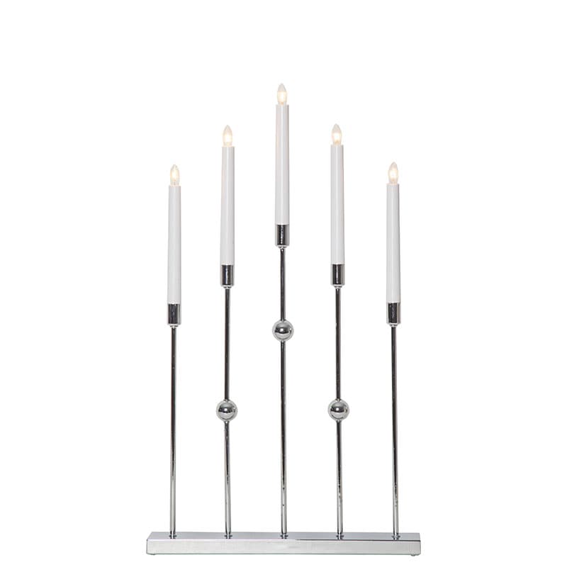 Gustavo ljusstake krom