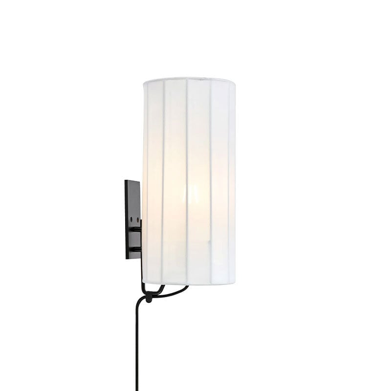 Hikari vägglampa vit/svart
