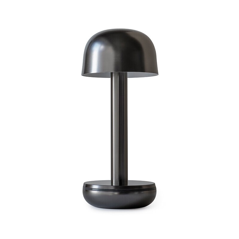 Two Bordslampa mörk Titanium 