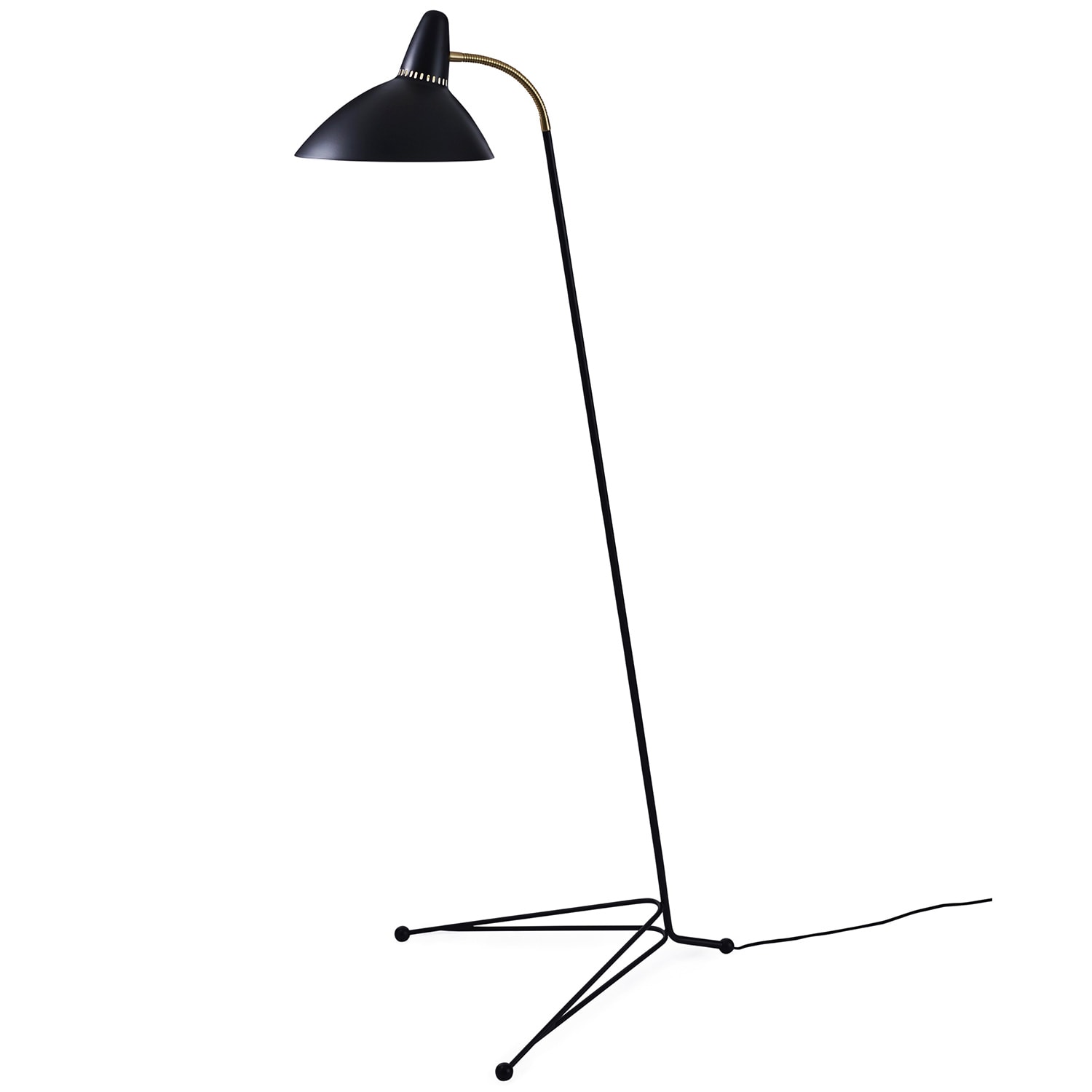 Lightsome golvlampa black noir