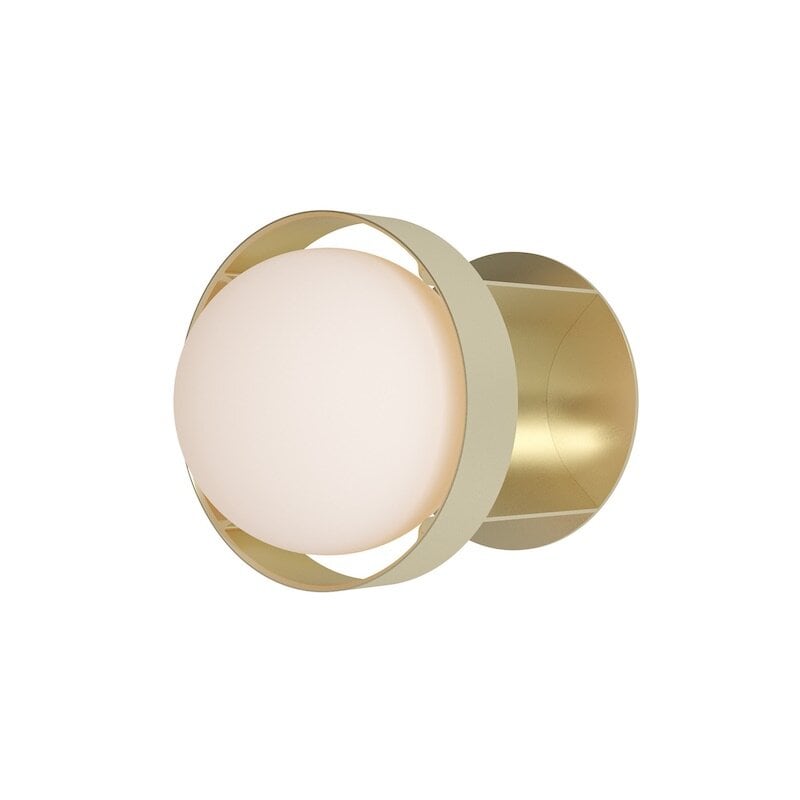 Loop large vägglampa IP44 gold + Sphere IV LED bulb