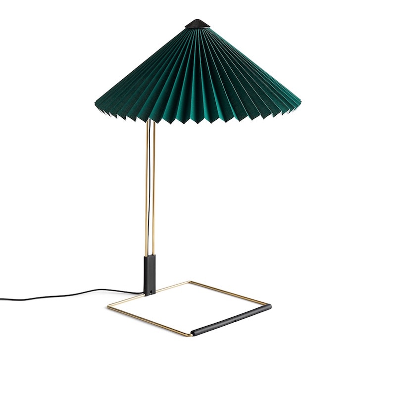 Matin 380 bordslampa green/brass