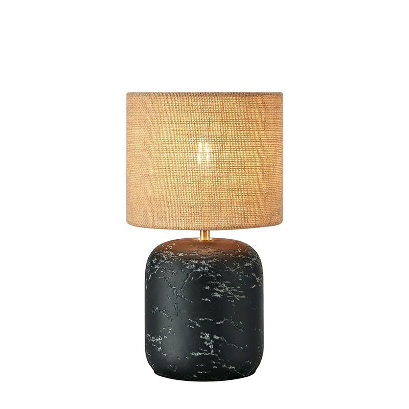 Montagna 32cm bordslampa svart/natur