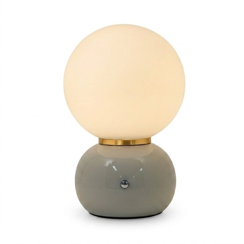 Moon portabel bordsalmpa beige