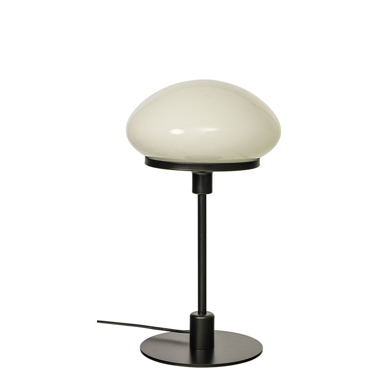 New August bordslampa stor, svart/vit