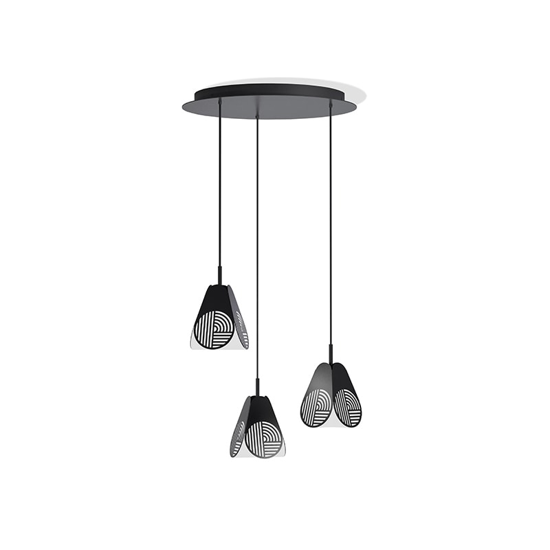 Notic TRIPLETTE taklampa svart