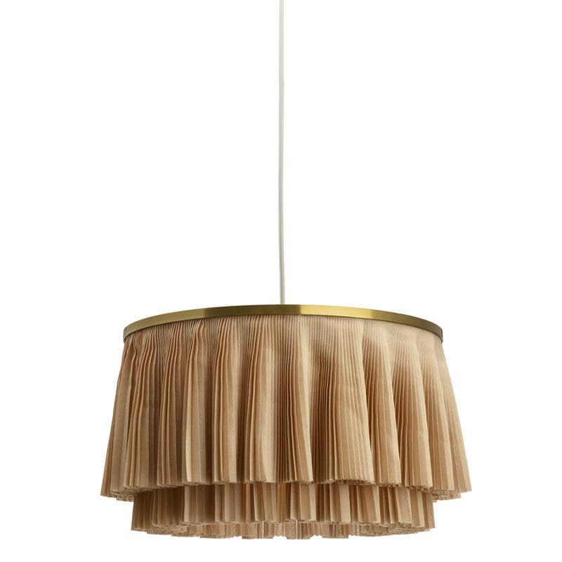 Ophelia taklampa mässing/beige