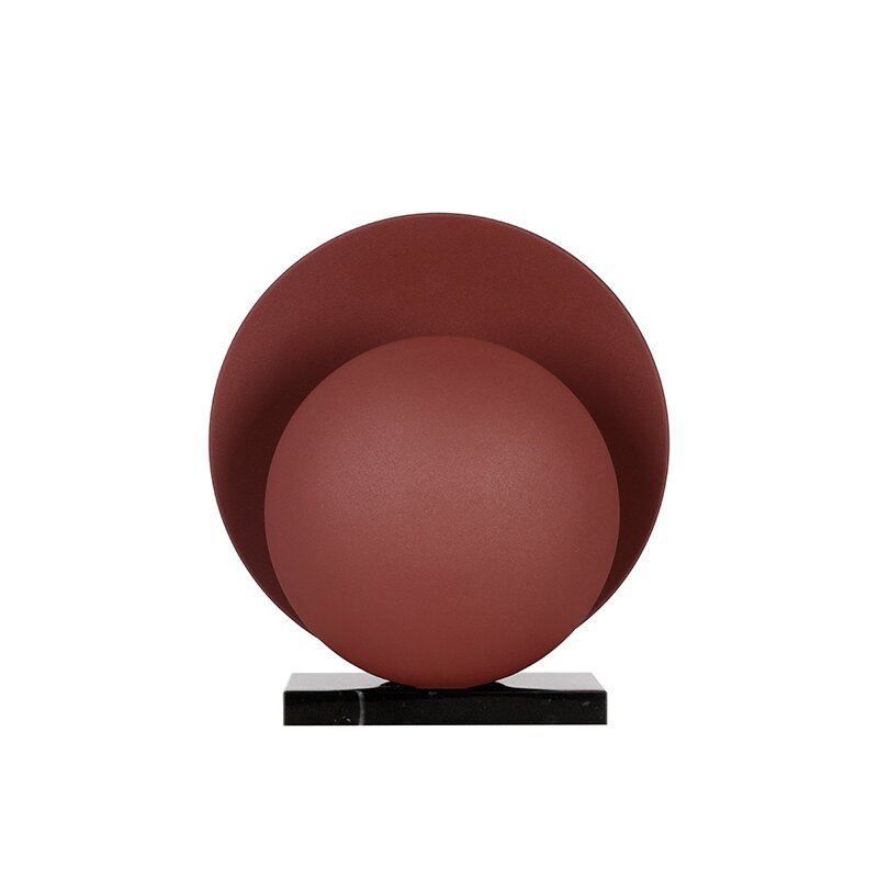 Orbit bordslampa maroon