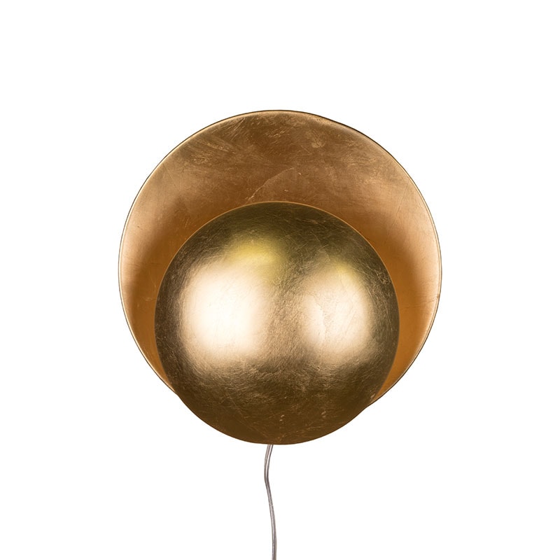 Orbit vägglampa mässing