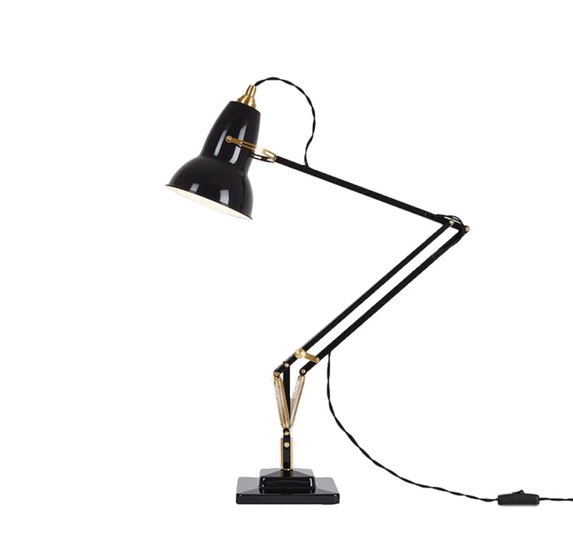 Original 1227 Brass bordslampa Jet Black