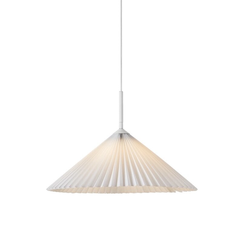 Plisado 50cm taklampa vit