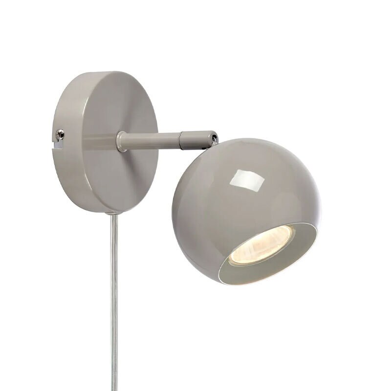 Pop vägglampa grå